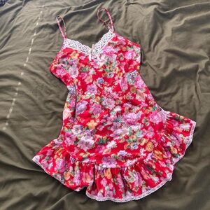 Vintage floral slip dress